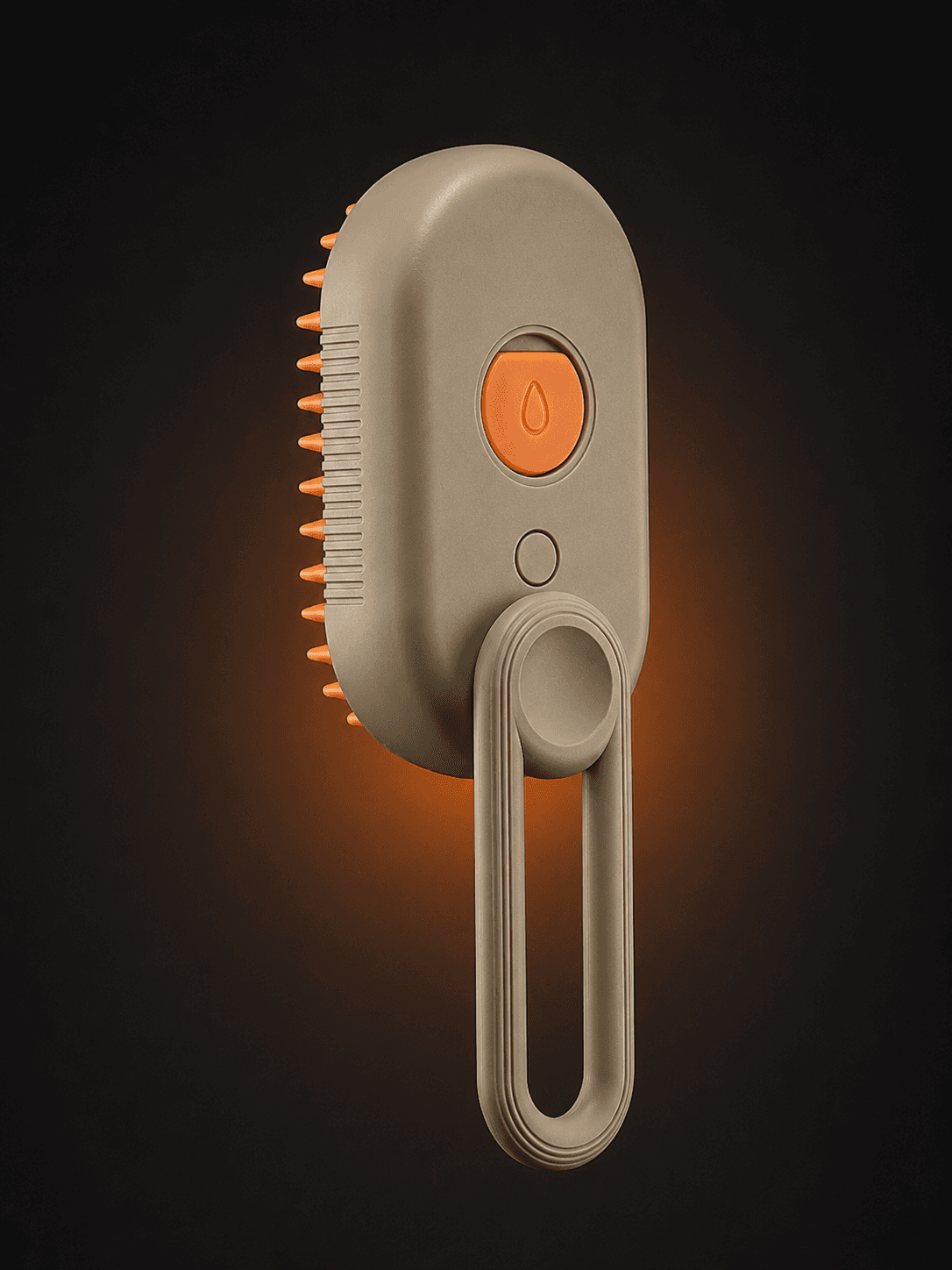 LumiPaws Steam 01 — ångborste i khaki och orange
